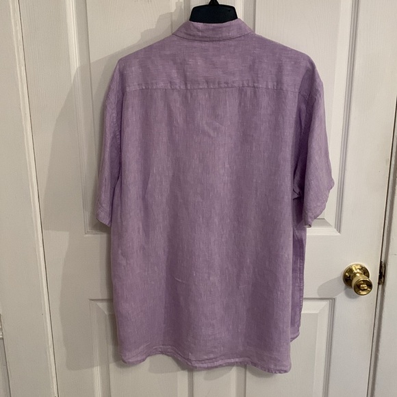 Report Collection Men’s 100% Linen Button Down Shirt - Picture 2 of 13